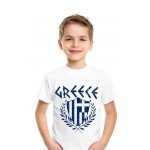 GREECE Greek Flag - Child Youth Greece Style T-Shirt   